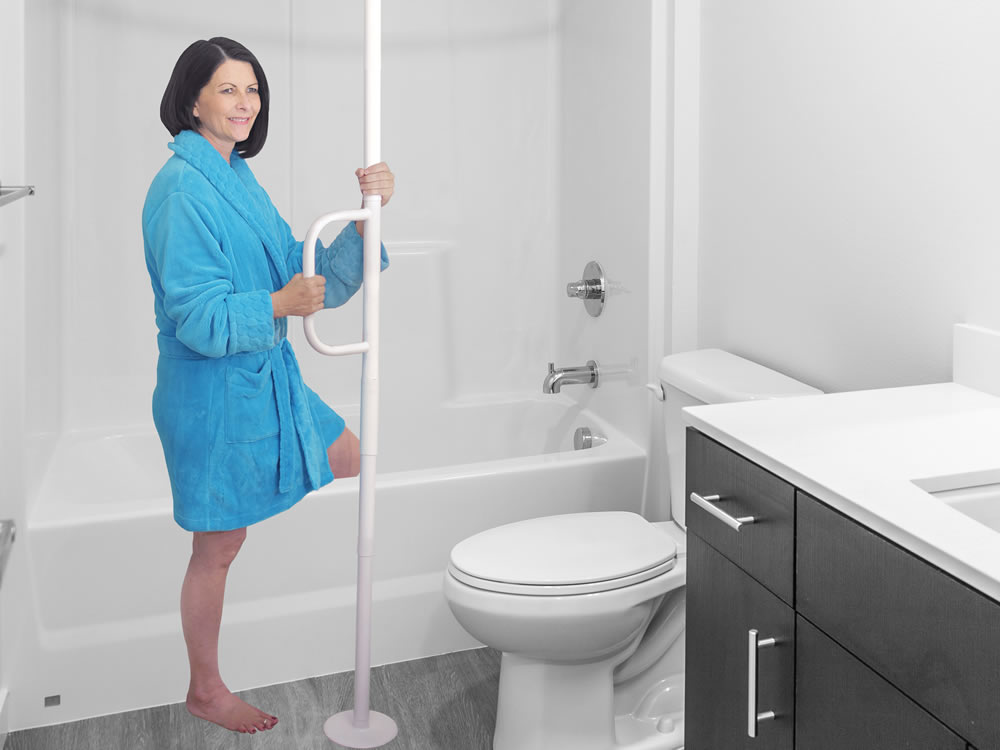 Universal Floor To Ceiling Grab Bar Able Life Solutions
